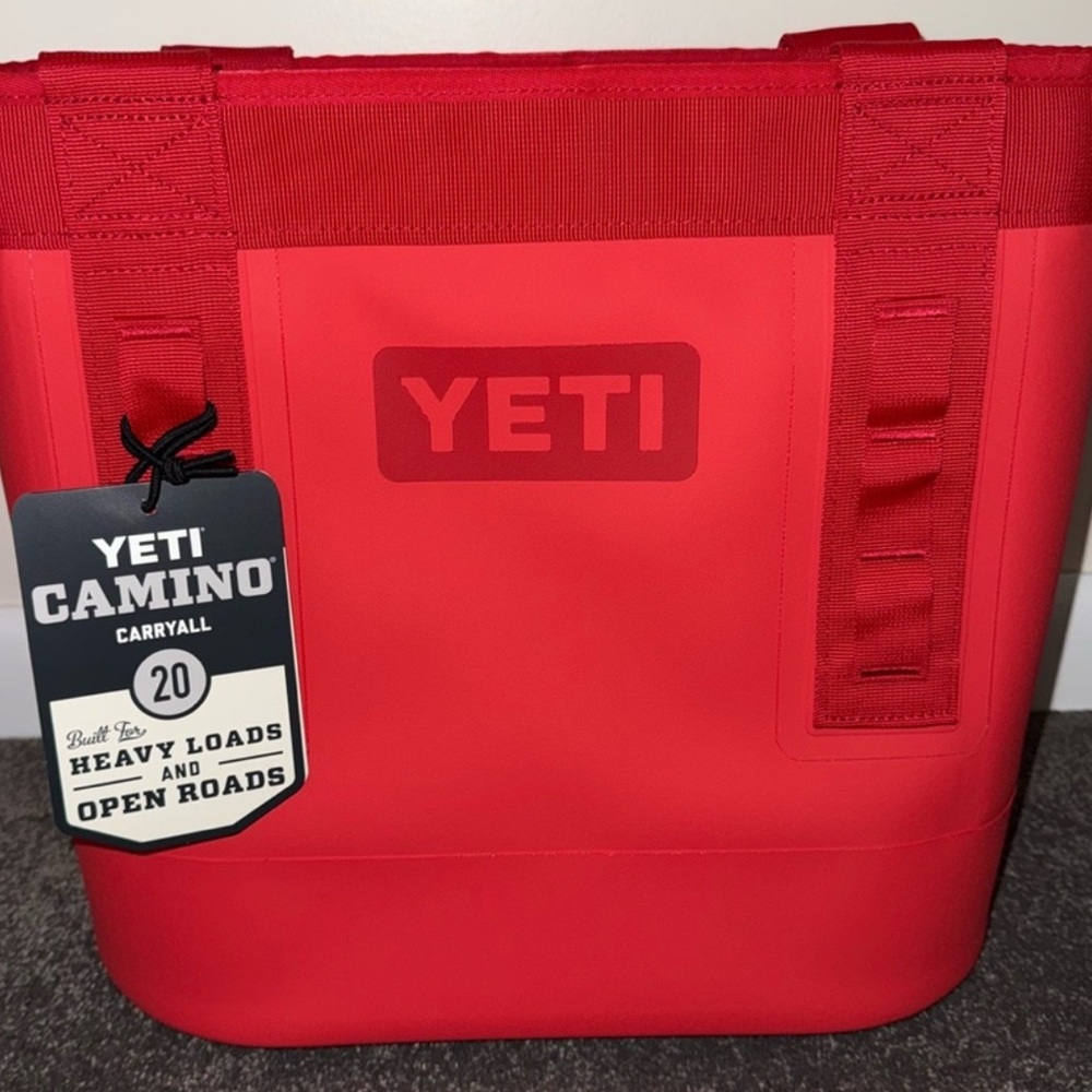 YETI Red Duffel Bag
